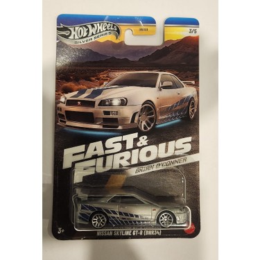 Hot Wheels Brian O'conner 3/5 - Hot Wheels Nissan Skyline Fiyatı