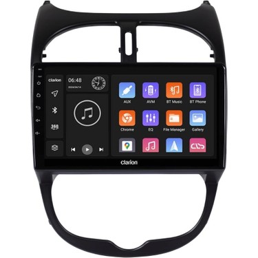 Peugeot 206 Android Multimedya Sistemi 4-64 Clarion Fiyatı