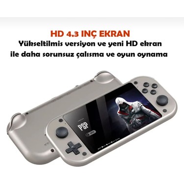 PSPとカセット一式 4.3inç Psp ve Playstatıon 1 Oyun Yüklü 10000+ Oyunlu Retro Fiyatı
