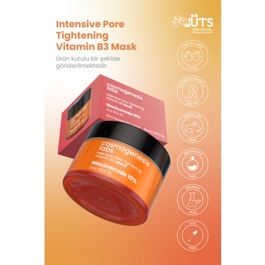 Cosmogenesis Labs Gözenek Sıkılaştırıcı B3 Vitamini Maske Fiyatı