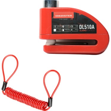 Knmaster DL506A 6mm Alarmlı Disk Kilidi | Hatırlatma Kablosu Fiyatı