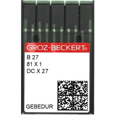 Groz Beckert 10 Numara B27/81X1/DCX27 Gebedur Groz Fiyatı