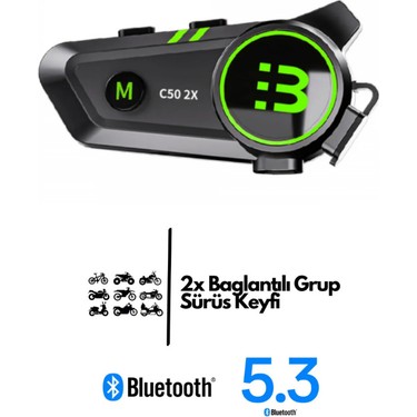 コパル　COPAL sound 400XL レンズ1：1.2 C50 2x Bağlantılı Telsizli Bluetooth Motosiklet Kask Fiyatı