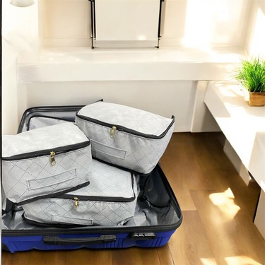 3'lü Valiz Düzenleyici Bavul Içi Organizer Set Seyahat Hurcu Fiyatı