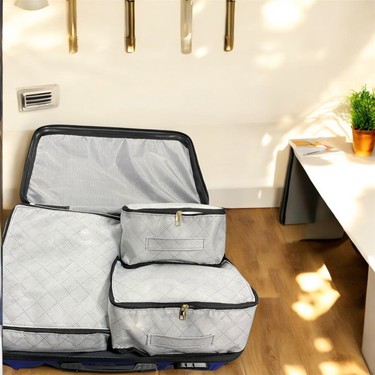 3'lü Valiz Düzenleyici Bavul Içi Organizer Set Seyahat Hurcu Fiyatı
