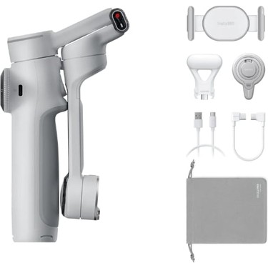 Insta360 Flow 2 Pro クリエイターバンドル ストーングレー INSTA360 Flow 2 Pro Creator Bundle Gimbal - Stone Gray Fiyatı, 5.0