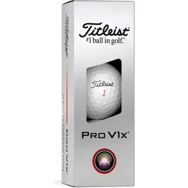 Titleist Pro V1x Golf Topu Beyaz 3'Lü Paket Fiyatı