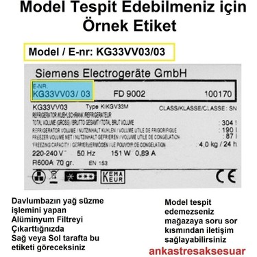 FNRN DWF65AJ70T/01 Davlumbaz Karbon Filtre DWA0KP6A 2li Fiyatı