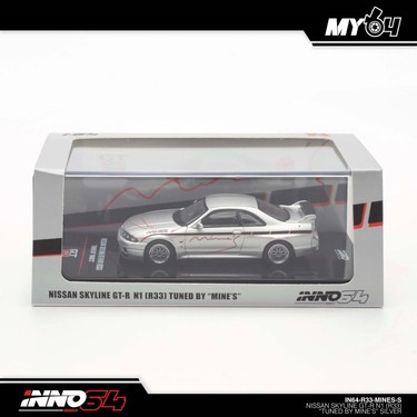 イノモデルズ1/64 Nissan Skyline R32 MINES GT-R IG3017 Nissan Skyline GT-R Mine's (R32) White – ignition model