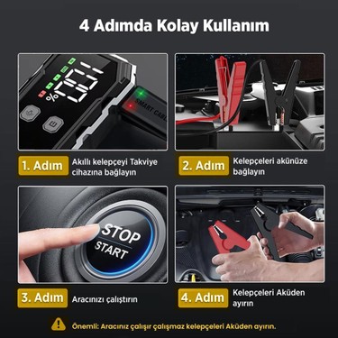 Groove F11 15800MAH 2000A Akü Takviye Cihazı Taşınabilir Fiyatı