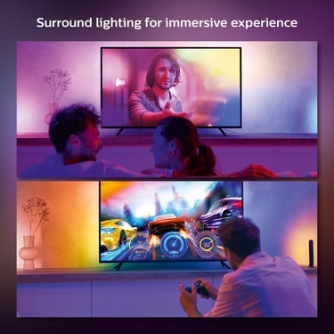 PHILIPS Hue Lightstrip Plus & Bridgeセット Philips Hue 2'li Play Set + Bridge (bağlantı Köprüsü) - Özel Eko