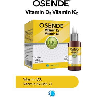 D3K2 Damla 20 ml Vitamin D Vitamin K2 MK-7 Fiyatı