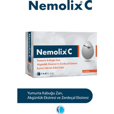 C 30 Tablet Yumurta Kabuğu Zarı Akgünlük Ekstresi Zerdeçal Fiyatı