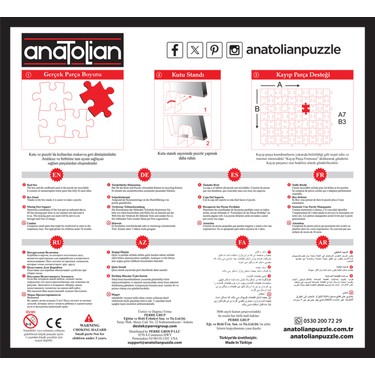 Anatolian 2x500 Parçalık Puzzle - Renkli Notalar 1/2 3612 Fiyatı