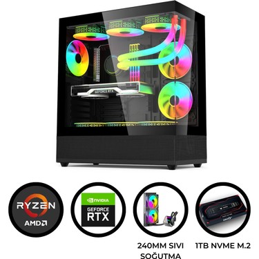 【ゲーミングPC 】Ryzen 5 5600X & RTX3070 RYZEN GAMİNG OYUNCU PC BİLGİSAYAR MASAÜSTÜ KASA RYZEN 5 5600 RTX