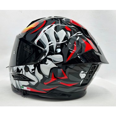 Sway Sw 868 Cannibal Black Grey Red Güneş Vizörlü Siyah Fiyatı