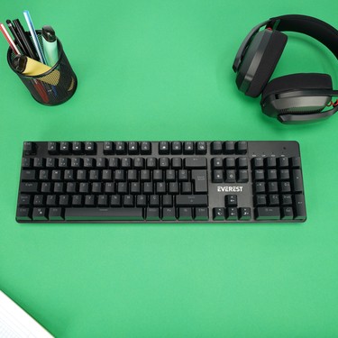 Everest Kb-Mk1 Lumos Siyah USB Rainbow Aydınlatmalı Blue Fiyatı