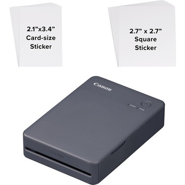 Canon Selphy QX20 Gri Taşınabilir Fotoğraf Yazıcısı 10 Sayfa Fiyatı