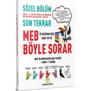 2025 LGS Son Tekrar Sözel Soru Bankası Kitabı ve Fiyatı