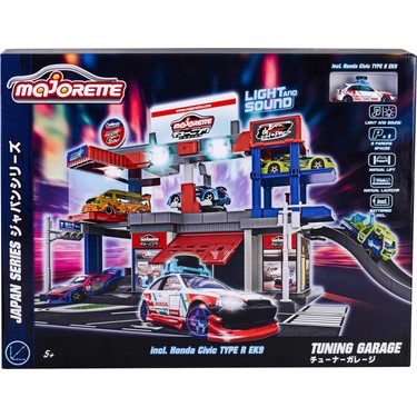 506-001 Garage Series 1/18 ガレージ セット Majorette Japan Series Garaj Set - Japan Series Tuning Fiyatı