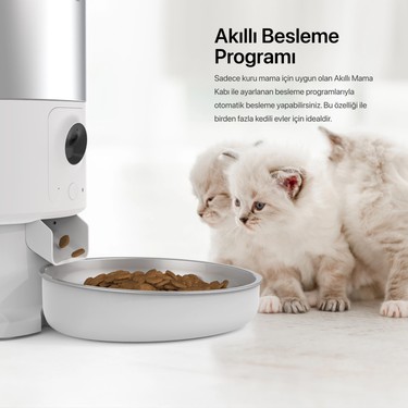 Xenon Smart Akıllı 5LT Çelik Hazneli Mama Kabı Otomatik Şarj Fiyatı