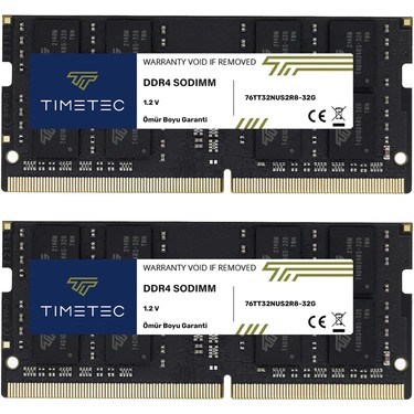 Timetec 32GB 3200MHz DDR4 Ram 76TT32NUS2R8-32G Fiyatı