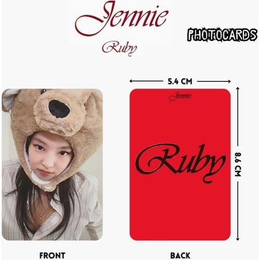 Kpop Dünyası Blackpink Jennie Ruby Photocard Set 6 Adet Çok Fiyatı
