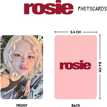 Blackpınk Rose '' Rosie '' Pob 3 Photocards Set Fiyatı