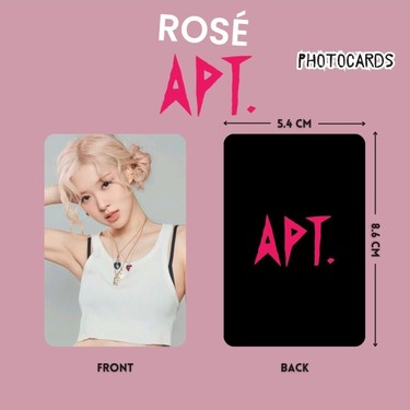 Blackpınk Rose '' Apt '' Photocards Set Fiyatı - Taksit Seçenekleri