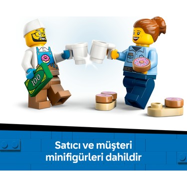 LEGO® City Donut Kamyonu 60452 - 5 Yaş & Üzeri Çocuklar için Fiyatı