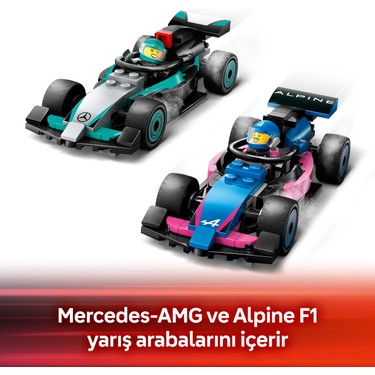 LEGO® City F1® Garajı ve Mercedes-AMG ve Alpine Arabaları Fiyatı