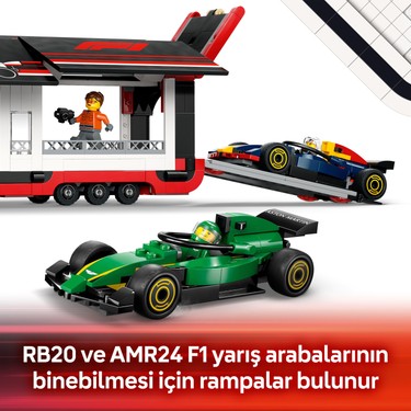 LEGO® City RB20 ve AMR24 F1® Arabalı F1® Kamyonu 60445 - 8 Fiyatı