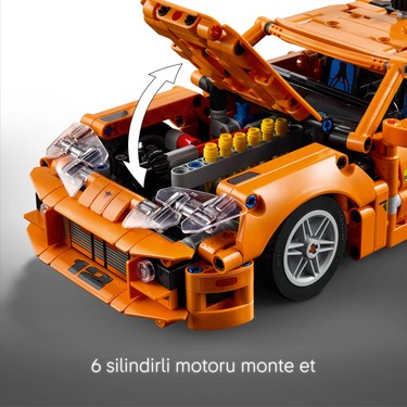 フォーエバー☆セット LEGO Technic Fast and Furious Toyota Supra MK4 42204 – 9 Yaş ve