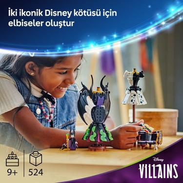 LEGO® │ Disney Malefiz'in ve Cruella De Vil'in Elbiseleri Fiyatı