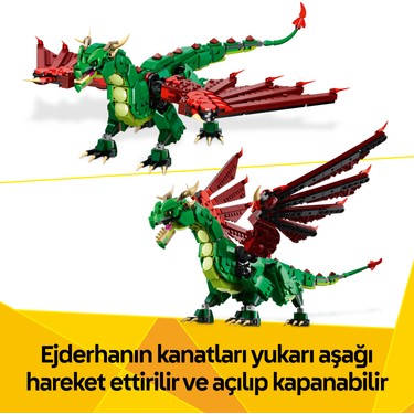 LEGO Creator 3'ü 1 Arada Orta Çağ Ejderhası 31161 Fiyatı