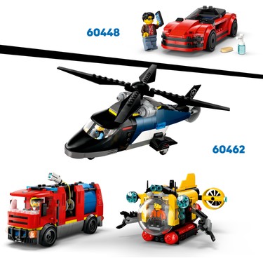 プライズフィギュアセット（20体セット） LEGO® City Hurdalık ve Arabalar 60472 - 7 Yaş & Üzeri Fiyatı