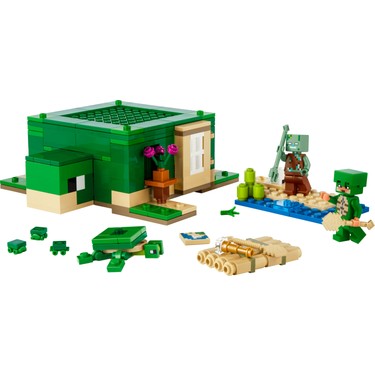 るう出品 LEGO® Minecraft® Kaplumbağa Plaj Evi 21254 - 8+ Video Oyunu Fiyatı