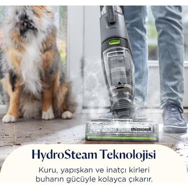 Bissell Crosswave Hydrosteam Pet Pro 1100 Watt Buharlı Dikey Fiyatı