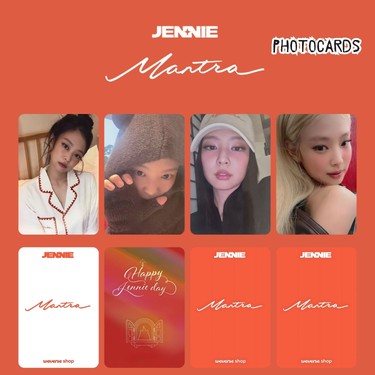 Blackpınk Jennie '' Mantra '' Photocards Set 2 Fiyatı