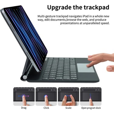 Duhaline Apple iPad Pro 11 Uyumlu Manyetik Magic Keyboard Fiyatı