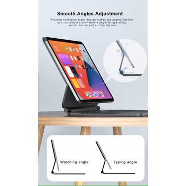 Duhaline Apple iPad Pro 11 Uyumlu Manyetik Magic Keyboard Fiyatı