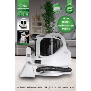 Kiwi KCC-4321 Buharlı Koltuk ve Halı Yıkama Makinesi 1300 W Fiyatı