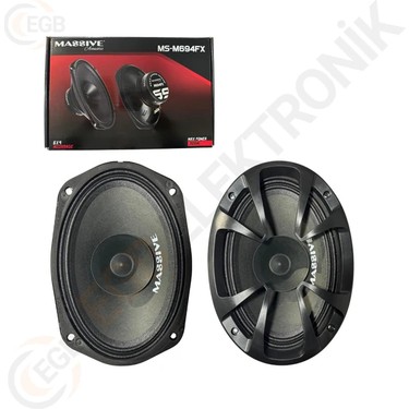 Massive MS-M694FX 300W 6x9 Oval Midrange Fiyatı