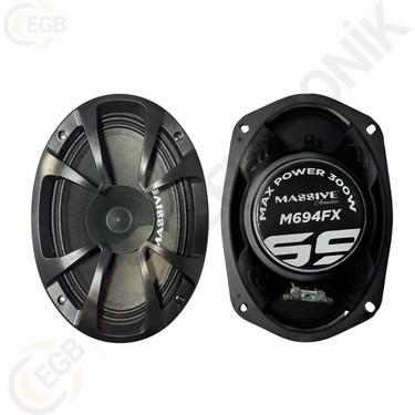 Massive MS-M694FX 300W 6x9 Oval Midrange Fiyatı