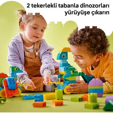 LEGO® Duplo® Kasabası 3'ü 1 Arada Tekerlekli Dinozorlar Fiyatı