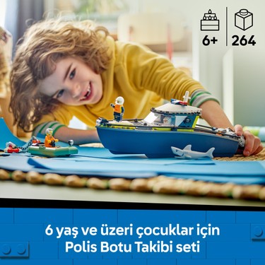 LEGO® City Polis Teknesi Takibi 60456 - 6 Yaş ve Üzeri Fiyatı