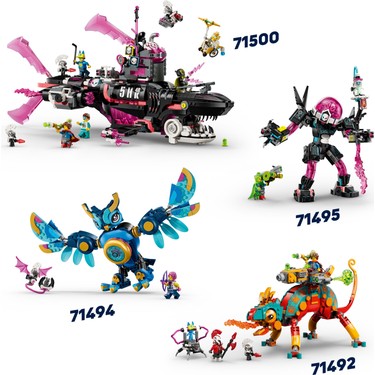 リィエル=ドラコニス　アルモーヴ　各4枚セット LEGO® Dreamzzz™ Mateo'nun Sprey Boya Kamyonu 71499 - 9 Yaş Fiyatı