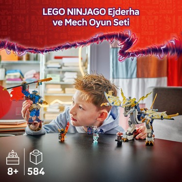 LEGO ® NINJAGO® Rogue'un Robot Ejderha Binicisi 71843 - 8+ Fiyatı