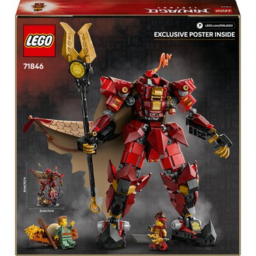 LEGO® NINJAGO® Ateş Şövalyesi Robotu 71846 - 14+ Çocuklar Fiyatı
