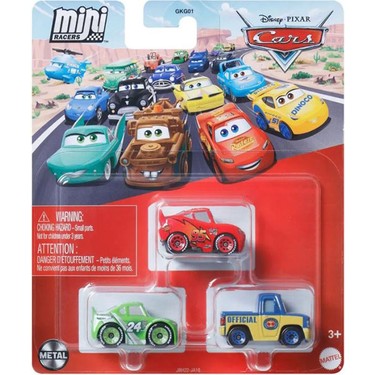 Disney Pixar Cars - Üçlü Mini Racers - Lightning Mcqueen & Fiyatı